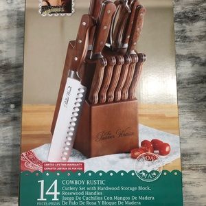 Pioneer Woman Cowboy Rustic 14-Piece Forged Set